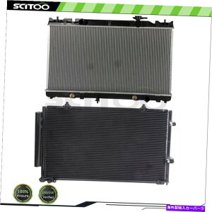 Radiator J[WG[^[A/CRfT[LbgɓK02-06g^J04-2008g^\ Car Radiator and A/C Condenser Kit Fits 02-06 Toyota Camry 04-2008 Toyota Solara