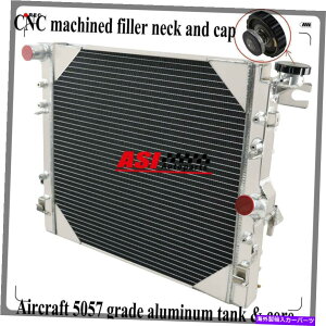 Radiator �t���A���~�j�E�����W�G�[�^�[�t�B�b�g2007-2018 2008�W�[�v�����O���[JK 3.6L 3.8L V6 DPI2957 Full Aluminum Radiator fit 2007-2018 2008 Jeep Wrangler JK 3.6L 3.8L V6 DPI2957�y���s�A���i�z