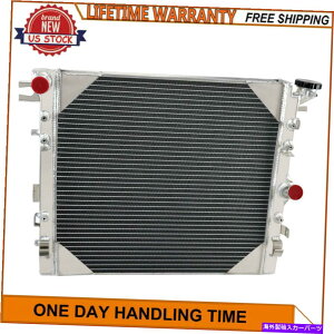 Radiator �A���~�j�E�����W�G�[�^�[�t�B�b�g2007-2018�W�[�v�����O���[JK 3.6L 3.8L V6 DPI2957 2008 09 Aluminum Radiator fit 2007-2018 Jeep Wrangler JK 3.6L 3.8L V6 DPI2957 2008 09�y���s�A���i�z