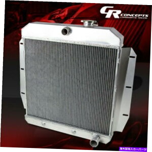 Radiator 1955-1959��3��t���A���~�j�E���R�A���[�V���O���W�G�[�^�[Chevy C/K Truck I6/V8 OHV 3-ROW FULL ALUMINUM CORE RACING RADIATOR FOR 1955-1959 CHEVY C/K TRUCK I6/V8 OHV�y���s�A���i�z