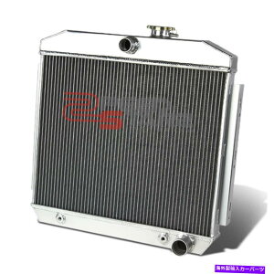 Radiator 1955-19573A~jERApWG[^[V{[xGAX[ubNv8 3-ROW ALUMINUM CORE COOLING RADIATOR FOR 1955-1957 CHEVY BEL AIR SMALL BLOCK V8