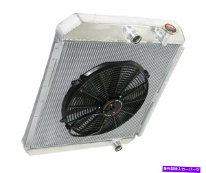Radiator 3�R�A�p�t�H�[�}���X���W�G�[�^�[+16 �t�@��55-59 GMC�s�b�N�A�b�v�g���b�N248-370 I6/V8 MT 3 Core Performance RADIATOR+16 Fan for 55-59 GMC Pickup Truck 248-370 I6/V8 MT�y���s�A���i�z