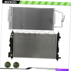 Radiator J[WG[^[A/CRfT[Lbg2012N2013NV{[CpɓK܂ Car Radiator and A/C Condenser Kit Fits 2012 2013 Chevrolet Impala