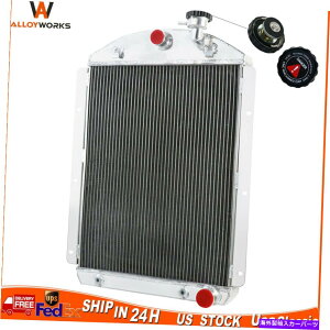 Radiator V{[gbNsbNAbvp4̃RAWG[^[X[ubNV8ϊ1941-1946 4 Row Core Radiator For Chevy Truck Pickup Small Block V8 Conversion 1941-1946