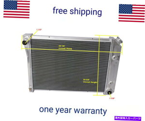 Radiator 1973-1974�̃A���~�j�E�����W�G�[�^�[Buick Apollo 5.7L/ Chevrolet Nova 5.0L 5.7L Aluminum Radiator for 1973-1974 Buick Apollo 5.7L/ Chevrolet Nova 5.0L 5.7L�y���s�A���i�z