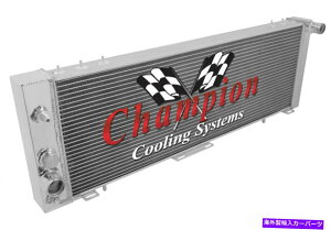 Radiator 2��̃E�G�X�^���`�����s�I�����W�G�[�^�[1984 85 86 87 88 89 1990�W�[�v�`�F���L�[ 2 Row Western Champion Radiator for 1984 85 86 87 88 89 1990 Jeep Cherokee�y���s�A���i�z