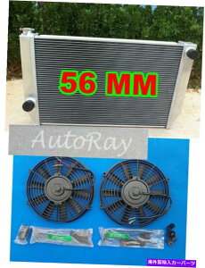 Radiator Ford Falcon V8 6cyl XC XD XE XF 56MM 3�s�}�j���A�����t�@���̃A���~�j�E�����W�G�[�^�[ Aluminum Radiator for Ford Falcon V8 6cyl XC XD XE XF 56mm 3 Row Manual & Fans�y���s�A���i�z
