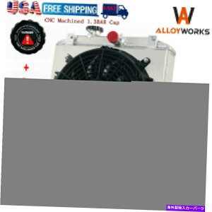 Radiator 4̃WG[^[+VEht@+z_VrbNEJ EK/EG EH/MA MB/INTEGRA DB DC̃[ 4 ROW RADIATOR+SHROUD FAN+RELAY FOR HONDA CIVIC EJ EK/EG EH/MA MB/INTEGRA DB DC