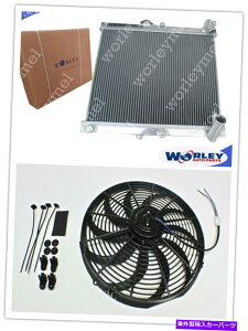 Radiator }c_RX7 FC3S RX-7 FC-3S S4}jÃA~jEWG[^[1986-1988 +t@ Aluminum Radiator for MAZDA RX7 FC3S RX-7 FC-3S S4 MANUAL 1986-1988 1987 + Fan