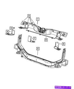 Radiator �{����MOPAR���W�G�[�^�[�N���[�W���[�p�l���N���X�����o�[511524448A Genuine Mopar Radiator Closure Panel Cross-Member 5115244AE�y���s�A���i�z