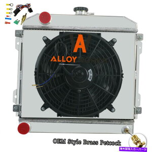 Radiator 1966-1981�g���^�J���[��TE22 TE27 KE25�}�j���A��MT��3�񃉃W�G�[�^�[�V�����E�h�t�@�� 3 Row Radiator Shroud Fan For 1966-1981 Toyota Corolla TE22 TE27 KE25 Manual MT�y���s�A���i�z