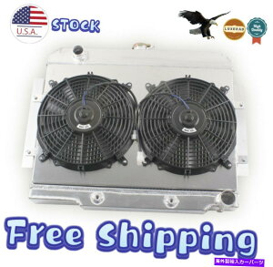 Radiator 1972-1986̃RAWG[^[2t@ 3 core Radiator&2Fan For 1972-1986 Jeep CJ CJ5 CJ7 Chevy Small Block SBC Swap V8