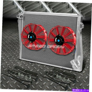 Radiator 2A~jEWG[^[+2x 9 "t@bh69-74 BMW E9 E3 E12 E24 M30 3.0 MT 2-ROW ALUMINUM RADIATOR+2X 9" FAN RED FOR 69-74 BMW E9 E3 E12 E24 M30 3.0 MT