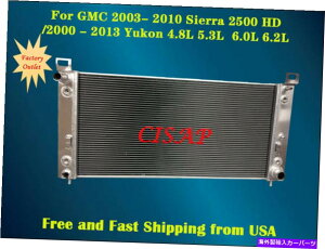 Radiator GMC 2003-2010 Sierra 2500 HD/2000-2013���[�R�����ׂẴA���~�j�E�����W�G�[�^�[ For GMC 2003-2010 Sierra 2500 HD/2000-2013 Yukon All aluminum radiator