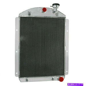 Radiator 1941-1946��4��̃R�A�A���~�j�E�����W�G�[�^�[�V�{���[�X���[���u���b�N�V�����s�b�N�A�b�v�g���b�Nv8 4 Row Core Aluminum Radiator For 1941-1946 Chevy Small Block New Pickup Truck V8�y���s�A���i�z