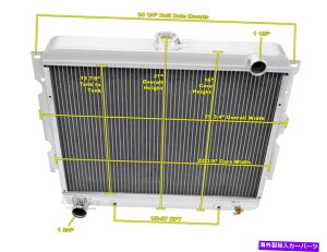 Radiator 1970 1971 1972�v���}�XGTX 2��`�����s�I�����m���W�G�[�^�[ 1970 1971 1972 Plymouth GTX 2 Row Champion DR Radiator�y���s�A���i�z