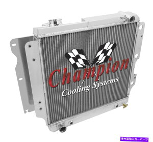 Radiator 2��̍��x�ȃ`�����s�I�����W�G�[�^�[1997 98 99 00 01 02 03 2004�W�[�v�����O���[ 2 Row Advanced Champion Radiator for 1997 98 99 00 01 02 03 2004 Jeep Wrangler�y���s�A���i�z