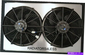 Radiator �A���~�j�E�����W�G�[�^�[�t�@���V�����E�hw/ 14 "�t�@��1967-1972�V�{���[�g���b�N�t�B�b�gKKS369�̂� ALUMINUM RADIATOR FAN SHROUD W/ 14" FANS 1967-1972 CHEVY TRUCK FITS KKS369 ONLY