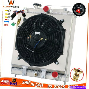 Radiator 4��̃��W�G�[�^�[+�z���_�V�r�b�ND15 D16 EJ EK EG EG DEL 1992-2000�p�̃V�����E�h�t�@���L�b�g 4 Row Radiator+Shroud Fan Kits For Honda Civic D15 D16 EJ EK EG DEL 1992-2000�y���s�A���i�z