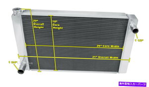 Radiator SZ�`�����s�I��3�񃆃j�o�[�T���N���X�t���[26 �R�A���W�G�[�^�[�t�H�[�hconfig��un26-fd SZ Champion 3 Row Universal Crossflow 26 Core Radiator Ford Config #UN26-FD�y���s�A���i�z