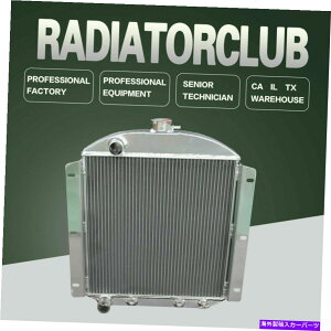 Radiator 50-54��3��A���~�j�E�����W�G�[�^�[Kaiser Carolina Henry J Deluxe L4 L6 AT/MT 3 Row Aluminum Radiator For 50-54 Kaiser Carolina Henry J Deluxe L4 L6 AT/MT�y���s�A���i�z
