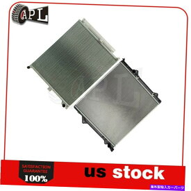 Radiator 適合03-09トヨタ4runner 4.0L V6新しいACコンデンサーとラジエーターセット Fits 03-09 Toyota 4Runner 4.0L V6 New AC Condenser and Radiator Set