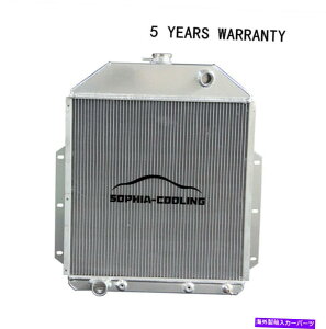 Radiator 4252FD 3��1942-1952 FORD F�V���[�YF1 F2 F3�g���b�NV8�̃A���~�j�E�����W�G�[�^�[ 4252FD 3 Rows Aluminum Radiator For 1942-1952 Ford F Series F1 F2 F3 Truck V8�y���s�A���i�z