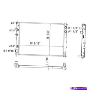 Radiator RAD13104VpWG[^[́A2006-2007XoB9gCxbJɓK܂ RAD13104 New Replacement Radiator Fits 2006-2007 Subaru B9 Tribeca