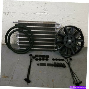 Radiator 1953-86�W�[�vCJ DJ�g�����X�~�b�V�����I�C���N�[���[�d�C���W�G�[�^�[�t�@���L�b�gCJ3 A727 T5 1953-86 Jeep CJ DJ Transmission Oil Cooler Electric Radiator Fan Kit cj3 a727 T5�y���s�A���i�z