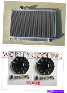 Radiator 1986-1992�̃A���~�j�E�����W�G�[�^�[��10 �t�@���g���^�X�[�v���\�A���[MK3 7M-GTE 88 89 Aluminum Radiator & 10 Fans For 1986-1992 Toyota Supra Soarer MK3 7M-GTE 88 89�y���s�A���i�z