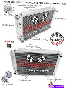 Radiator 2�s1 1980�N�̃`���[�u�N�[���`�����s�I�����W�G�[�^�[81 82 1983�t�H�[�h�t�F�A�����g�t���[�� 2 Row 1 Tubes Kool Champion Radiator for 1980 81 82 1983 Ford Fairmont Futura�y���s�A���i�z