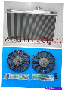 Radiator g^J[AE86 4AGE GTS}jA52mmA~jEWG[^[1983-1987 +t@ 52MM ALUMINUM RADIATOR for TOYOTA COROLLA AE86 4AGE GTS Manual 1983-1987 + FANS