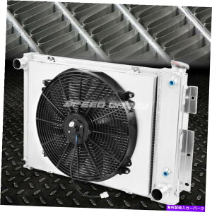 Radiator 67-69̃J}/t@CAo[hv8 MT 3A~jERA[VOWG[^[+t@VEh FOR 67-69 CAMARO/FIREBIRD V8 MT 3-ROW ALUMINUM CORE RACING RADIATOR+FAN SHROUD