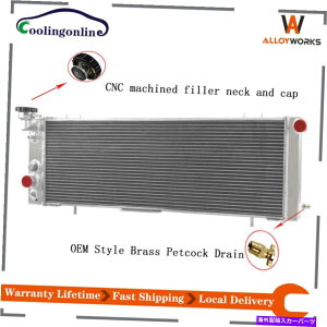 Radiator 1991N2001ÑW[v`FL[XJR}`2.5L 4.0L L4 L6 3A~jEWG[^[ For 1991-2001 Jeep Cherokee XJ Comanche 2.5L 4.0L L4 L6 3 Row Aluminum Radiator