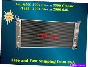 Radiator GMC 2007 Sierra 3500 Classic/1999-2004 Sierra 2500���ׂẴA���~�j�E�����W�G�[�^�[ For GMC 2007 Sierra 3500 Classic/1999- 2004 Sierra 2500 All Aluminum Radiator