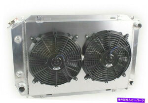 Radiator 3��A���~�j�E�����W�G�[�^�[�V�����E�h�t�@��1979-93�t�H�[�h�}�X�^���O�t�H�b�N�X�{�f�B140 302 232 3 Row Aluminum Radiator Shroud Fan For 1979-93 Ford Mustang Foxbody 140 302 232