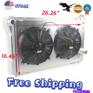 Radiator 3RAA~jEWG[^[+12V 2t@VEh1982-1992V{[J}/t@CAo[h 3 ROW CORE ALUMINUM RADIATOR+12V 2FAN SHROUD FOR 1982-1992 CHEVY CAMARO/FIREBIRD