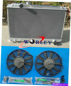 Radiator 86-92g^X[v3.0^[{MK3\[[7MGTE MTA~jEWG[^[2t@ For 86-92 Toyota SUPRA 3.0 Turbo MK3 SOARER 7MGTE MT aluminum radiator & 2 fans