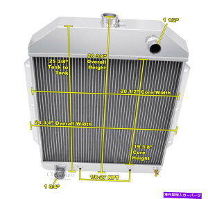 Radiator 1949�N50 51 52 1953 Ford Cars Ford V8 Engine��2 Row Alliant Champion Radiator 2 Row Alliant Champion Radiator for 1949 50 51 52 1953 Ford Cars Ford V8 Engine�y���s�A���i�z