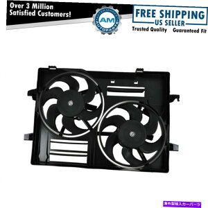 Radiator fAWG[^[pt@[^[u[h02-06 X^CṽVEhAZu Dual Radiator Cooling Fan Motors Blades Shroud Assembly for 02-06 X-Type
