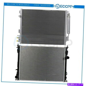 Radiator A~jEWG[^[ƃRfT[pLbg06-2009NCX[300_bW[d Aluminum Radiator & Condenser Cooling Kit For 06-2009 Chrysler 300 Dodge Charger