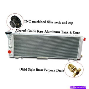 Radiator 1991N2001ÑW[v`FL[XJR}`2.5L L4 4.0L L6 3A~jEWG[^[ for 1991-2001 Jeep Cherokee XJ Comanche 2.5L L4 4.0L L6 3 Row Aluminum Radiator