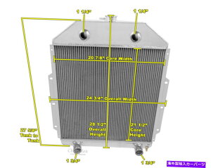 Radiator 1948-52����M�V���[�Y�s�b�N�A�b�v2��DR���W�G�[�^�[�iFlathead V8�j 1948 - 52 Mercury M-Series Pickup 2 Row DR Radiator (Flathead V8)
