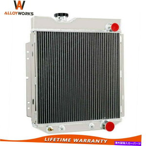 Radiator 1964N66 65tH[h}X^Ot@R}[L[4.3 4.7 MT 4A~jEWG[^[4.3 4.7 For 1964 66 65 Ford Mustang Falcon Mercury 4.3 4.7 AT MT 4 Row Aluminum Radiator