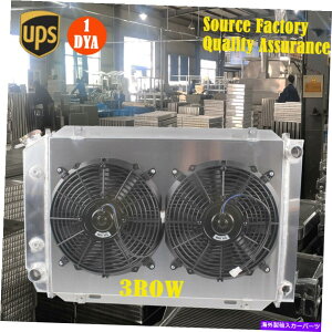 Radiator 3A~jEWG[^[VEht@1979-1993 Ford Mustang GT/LX FOXBODY 5.0L V8 3 Row Aluminum Radiator Shroud Fan 1979-1993 Ford Mustang GT/LX Foxbody 5.0L V8