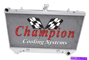 Radiator 2010�N2011�N��2��̃��[�V���O�`�����s�I�����W�G�[�^�[�V�{���[�J�}��V8�G���W����EC13142 2 Row Racing Champion Radiator for 2010 2011 Chevrolet Camaro V8 Engine #EC13142�y���s�A���i�z