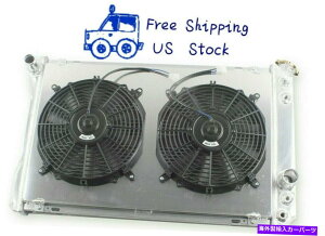 Radiator 82-92�|���e�B�A�b�N�t�@�C�A�o�[�h/�g�����XAM V8�J�}����3��A���~�j�E�����W�G�[�^�[�V�����E�h�t�@�� 3 ROW Aluminum Radiator Shroud FAN For 82-92 Pontiac Firebird/Trans Am V8 Camaro�y���s�A���i�z