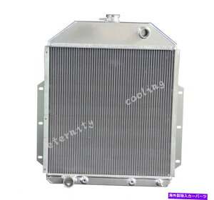 Radiator CC4252FD 3��A���~�j�E�����W�G�[�^�[1942-52�t�H�[�h�g���b�N�g���s�b�N�A�b�v�t�H�[�h�G���W�� CC4252FD 3 Row Aluminum Radiator For 1942-52 Ford Truck Ton Pickup Ford Engine�y���s�A���i�z