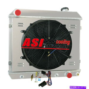 Radiator 2񃉃WG[^[+VEht@+1963-1966V{[C/K C10 C20 C30sbNAbvV8̃[ 2 Rows Radiator+Shroud Fan+Relay For 1963-1966 Chevy C/K C10 C20 C30 Pickup V8