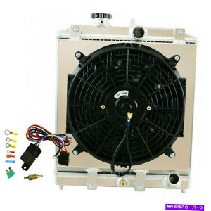 Radiator 1992�N����2001�N��4�񃉃W�G�[�^�[�V�����E�h�t�@���L�b�gHonda Civic EH EJ/Del Sol/Integra 4 Row Radiator Shroud Fan Kit For 1992-2001 Honda Civic EH EJ/Del Sol/Integra�y���s�A���i�z